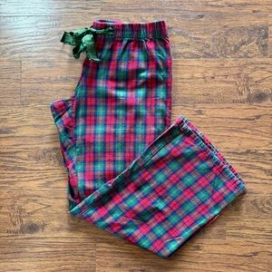 Old Navy Plaid Christmas Pajama Bottoms Size Medium